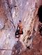 "Supergulp" 6a: am Castello dell\'iride in Masua<br>Sardinien, Mai 2002