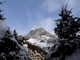 Blick auf den Pflerscher Tribulaun 3097m: Pflerschertal / Stubaier Alpen<br>am 19.1.2008