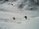 Die Flanke der Sulzspitze 2600m (Sarner Alpen): am 10.2.2006