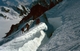 Tiefblicke in den Gletscher des Barre des Écrins.: Dauphiné am 17.4.2003
